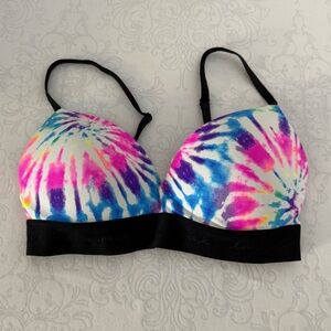 PINK By Victoria’s Secret Wear Everywhere Wireless Lighty Padded Tie Dye Bra 34C